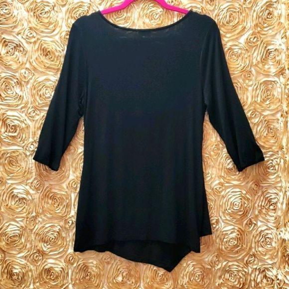2/$40 π€Thyme Black Blouse π Very Soft - Picture 8 of 9